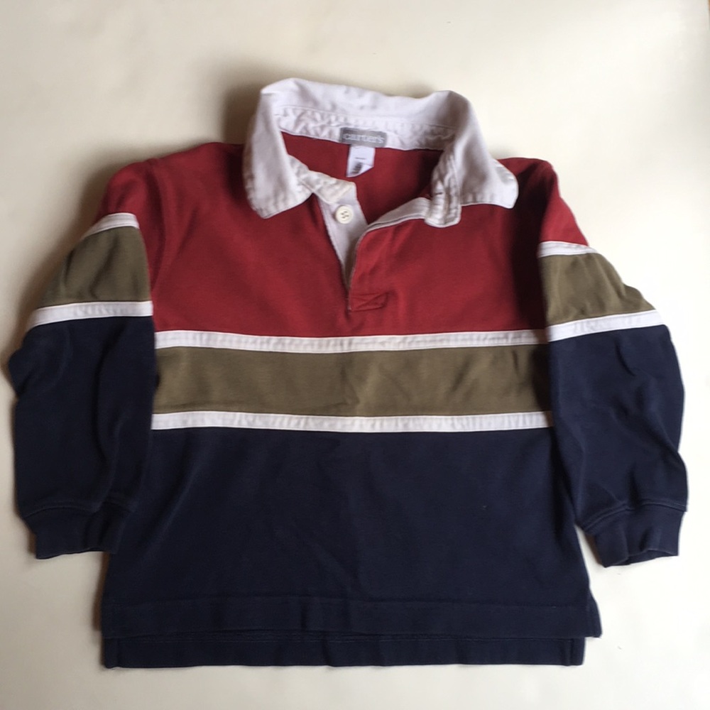 Carters boys polo rugby shirt size 4T